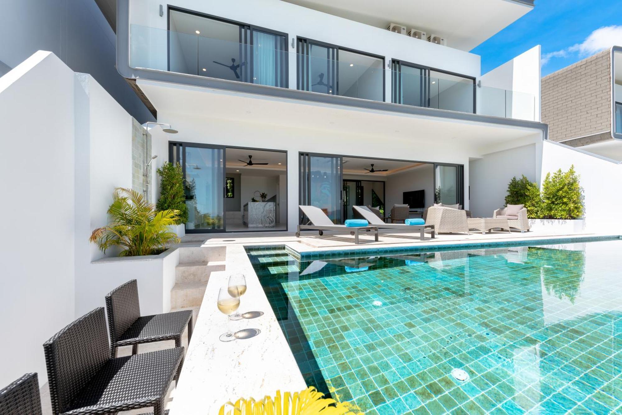 لكوه ساموي La Casa Samui - Luxury Seaview Villa المظهر الخارجي الصورة